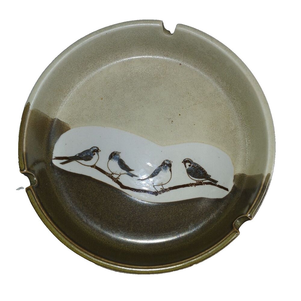 Otagiri Bird Ashtray Hand Crafted Vintage Made in Japan Shades of  Browns